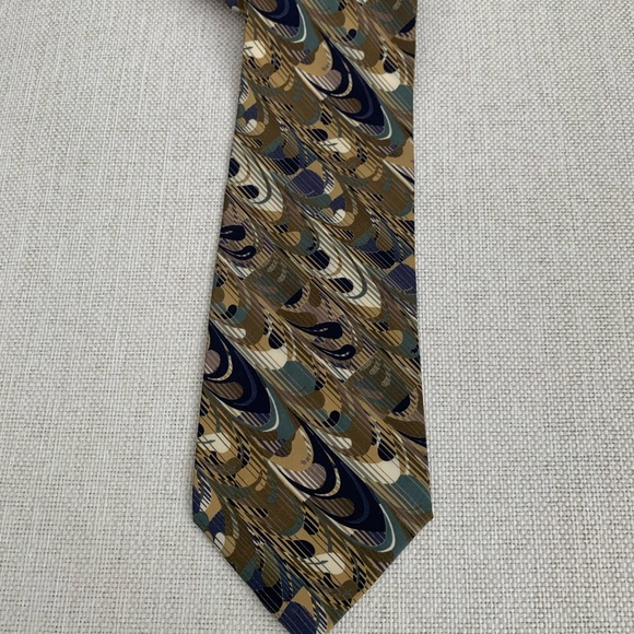 Men’s Jhane Barnes 100% Silk Tie, made in Japan - Picture 2 of 4